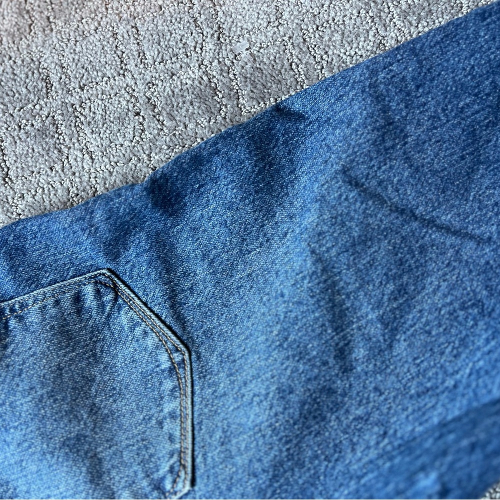 Good American Womens Good Classic Jeans High Rise Raw Ankle Hem Blue 4/27 - Picture 8 of 9